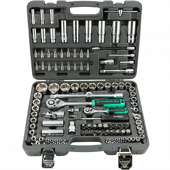 Набор ручных инструментов 1/4" и 1/2" 6 гр. 108 предметов GARWIN PRO