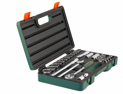Набор головок торцевых Super Tech 1/2 DR с аксессуарами, 27 предметов Jonnesway S68H4127S
