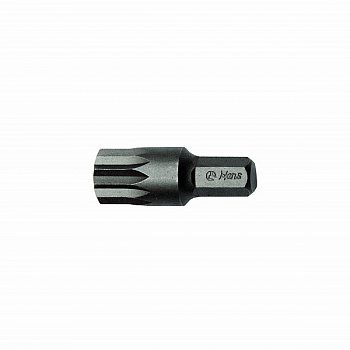 Бита двенадцатигранная SPLINE XZN  короткая на 5/16" 14 мм HANS
