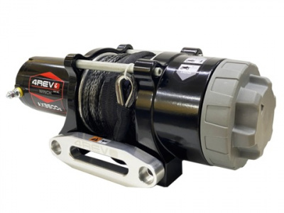 Лебедка для квадроцикла / снегохода  AX-3500S (Синтетический трос) 4REVO