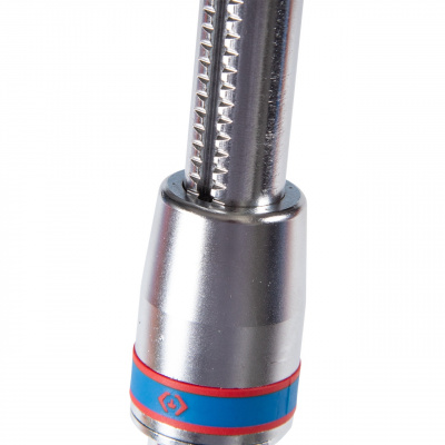 Трещотка 1/2", 395-580 мм, 90 зубцов, флажковая, фиксатор, телескопическая KING TONY 