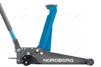 Домкрат супернизкий подкатной 3 тонн, H=75-510 мм NORDBERG N32034