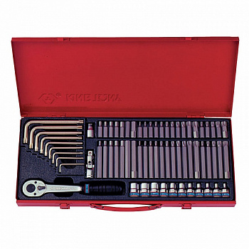 Набор вставок (бит) 3/8", TORX, SPLINE, HEX, 69 предметов 5169PR King Tony