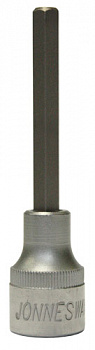 Торцевая головка 1/2 DR с шестигранной вставкой Hex 8 мм, L-100 мм Jonnesway S09H4308