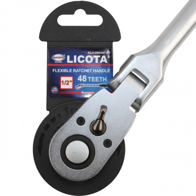 Трещотка, 1/2", 48 зубцов, шарнирная Licota