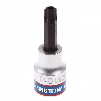 Насадка (бита) торцевая 3/8", TORX, T40, L = 50 мм, с отверстием KING TONY 302740