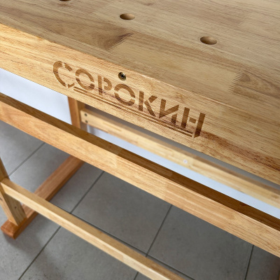 Верстак столярный 1250х500х70 мм Сорокин 