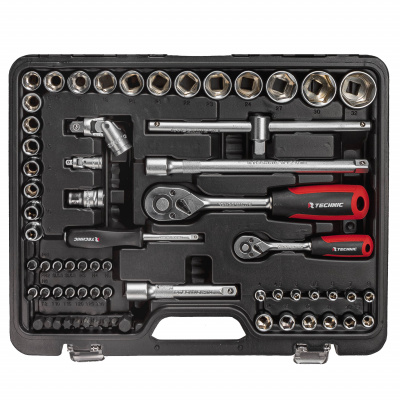 Набор ручных инструментов 1/2", 1/4" 82 предмета TECHNIC RUNTEC 