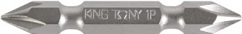 Вставка (бита) торцевая 1/4", Phillips, PH2, L = 50 мм, двусторонняя 155002P King Tony