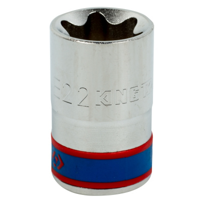Головка торцевая Е-стандарт 1/2", E22, L = 39 мм 437522M King Tony