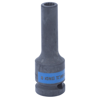 Головка торцевая ударная глубокая двенадцатигранная 1/2", 8 мм 443008M King Tony