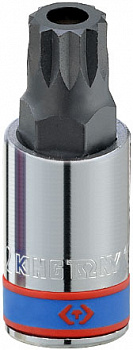 Насадка (бита) торцевая 1/2", SPLINE, M16, L = 66 мм, с отверстием 402B16 King Tony