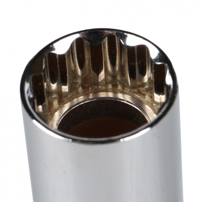 Головка, 3/8", 14 мм, торцевая, 12-гранная, глубокая, тонкостенная, свечная GARWIN PRO