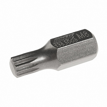 Бита SPLINE М8х30мм 10мм S2 JTC-1363008