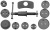 Комплект инструмента для возврата поршней тормозных цилиндров дисковых тормозов 11 предметов Jonnesway AN010001