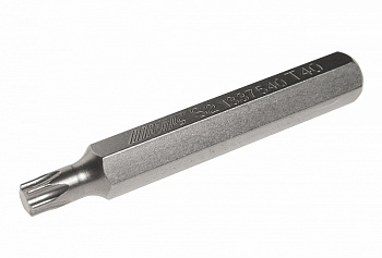 Бита TORX Т40х75мм 10мм удлиненная S2 JTC-1337540