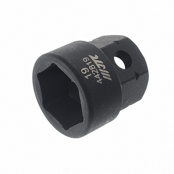 Головка торцевая 1/2" 19мм ударная мини L=28мм JTC-442819