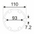 Головка ступичная для оси передней 6Т, d=110мм, L=80мм (MAN TGA) JTC-5268