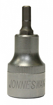 Торцевая головка 1/2 DR с шестигранной вставкой Hex 6 мм, L-55 мм Jonnesway S09H406