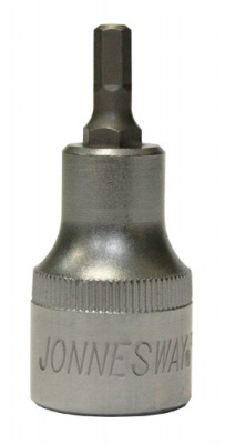 Торцевая головка 1/2 DR с шестигранной вставкой Hex 5 мм, L-55 мм Jonnesway S09H405