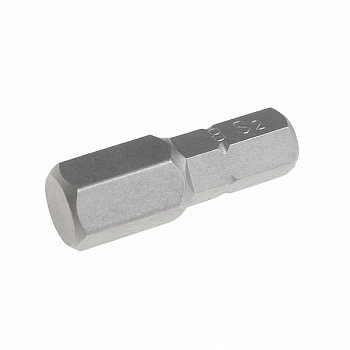 Бита HEX H8х25мм 1/4 S2 JTC-1152508