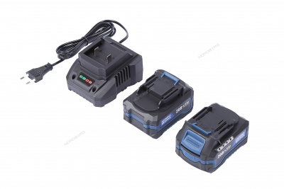 Гайковерт аккумуляторный, 1/2", 20 В, 1000 Нм, 2 аккумулятора 4 A и зарядное устройство, в кейсе NORDBERG