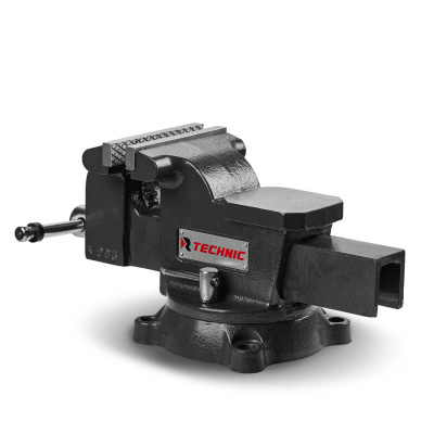 Тиски слесарные, усиленные, TECHNIC, 125 мм RUNTEC