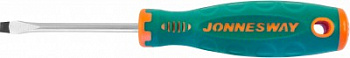 Отвертка стержневая шлицевая ANTI-SLIP GRIP, SL5.5х75 мм Jonnesway