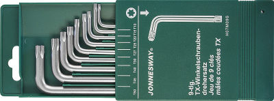 Комплект угловых ключей Torx Jonnesway H07M09S