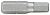 Вставка (бита) торцевая 1/4", HEX, 3 мм, L = 25 мм 102503H King Tony