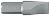 Вставка (бита) торцевая 5/16", Slotted, 9х1,6 мм, L = 36 мм KING TONY 183609S