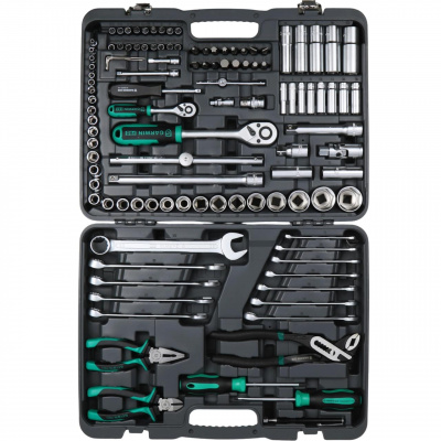 Набор ручных инструментов 1/4" и 1/2", 115 предметов GARWIN PRO 