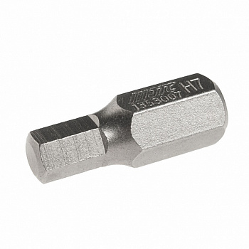 Бита HEX H7х30мм 10мм S2 JTC-1353007