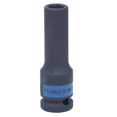 Головка торцевая ударная глубокая шестигранная 1/2", 11 мм 443511M King Tony