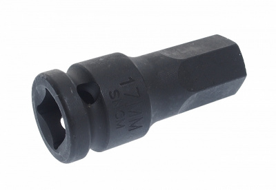 Головка торцевая 1/2" HEX H17х25мм ударная L=60мм JTC-446117