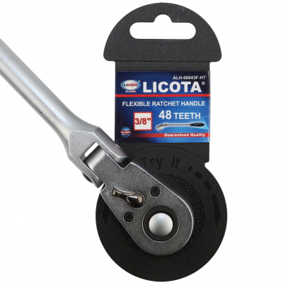 Трещотка, 3/8", 48 зубцов, шарнирная Licota 
