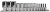 Набор головок торцевых глубоких Ombra 1/4", 3/8", 1/2"DR на держателе, внешний TORX®, E4-E24, 14 предметов
