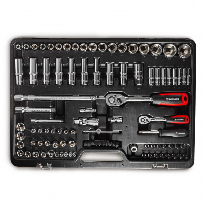 Набор ручных инструментов  1/2", 1/4" 128 предметов TECHNIC  RUNTEC