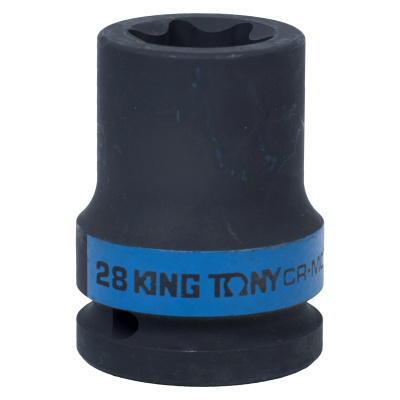 Головка торцевая ударная Е-стандарт 3/4", E28, L = 56 мм 657528M King Tony