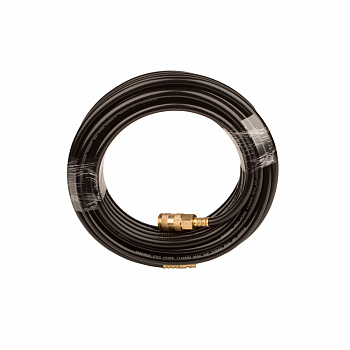 Шланг ПВХ (PVC) 6*11, 10 м, черный, БРС в комплекте, в бухте GARWIN PRO 