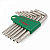 Набор шестигранных ключей  7 пр TORX Hans  