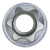 Головка торцевая Е-стандарт TORX 3/8", Е18, L = 63 мм 327518M King Tony
