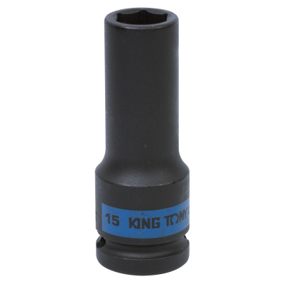 Головка торцевая ударная глубокая шестигранная 1/2", 15 мм 443515M King Tony