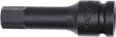 Бита ударная длинная 1/2"HEX H17 мм,, Hans