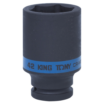Головка торцевая ударная глубокая шестигранная 3/4", 42 мм 643542M King Tony
