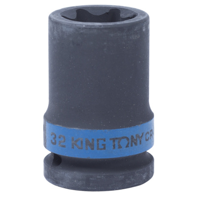 Головка торцевая ударная Е-стандарт 3/4", E32, L = 56 мм 657532M King Tony