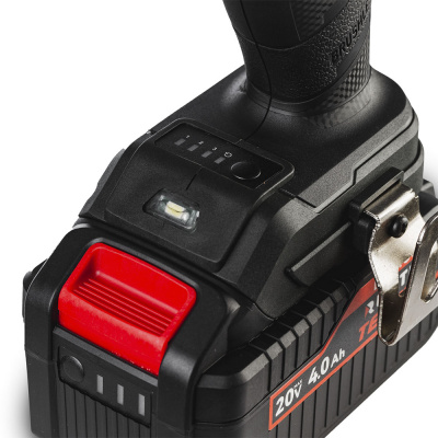 Гайковерт ударный аккумуляторный 1/2", 20В, 2*4Ач, 300 Нм RUNTEC TECHNIC