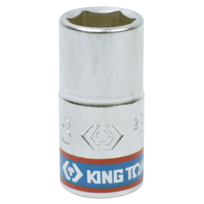 Головка торцевая стандартная шестигранная 1/4", 8 мм 233508M King Tony