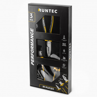 Набор шарнирно-губцевого инструмента 3 предмета RUNTEC