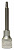 Торцевая головка 1/2 DR с вставкой Torx T-25, L-100 мм Jonnesway S07H4325